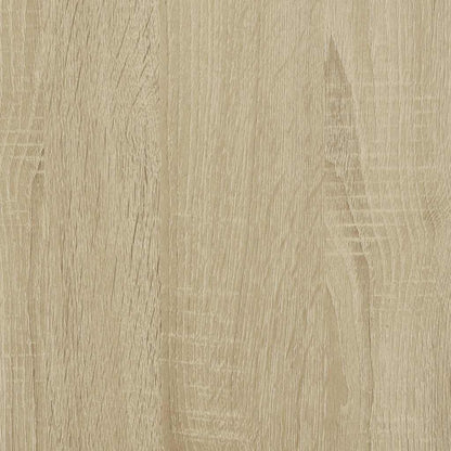 vidaXL Nachttisch Sonoma-Eiche 40x34,5x60 cm Holzwerkstoff und Metall