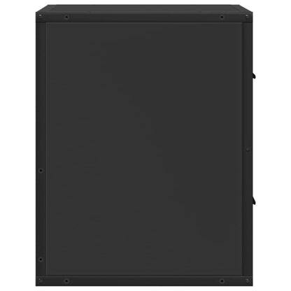 vidaXL Wand-Nachttisch Schwarz 40x31x39,5 cm
