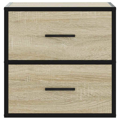 vidaXL Wand-Nachttisch Sonoma-Eiche 40x31x39,5 cm