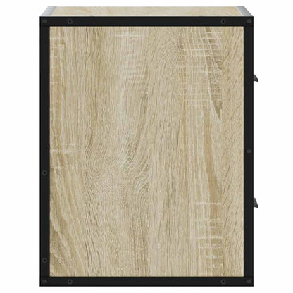 vidaXL Wand-Nachttisch Sonoma-Eiche 40x31x39,5 cm