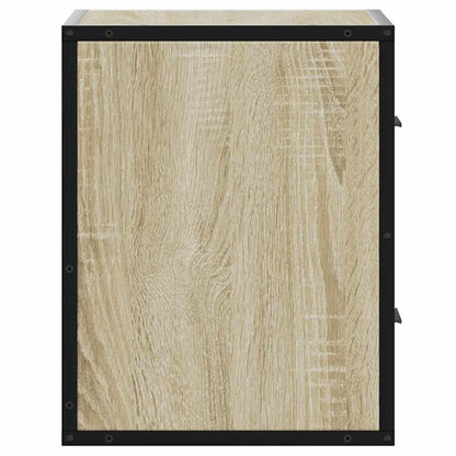 vidaXL Wand-Nachttische 2 Stk. Sonoma-Eiche 40x31x39,5 cm