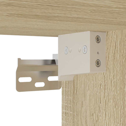 vidaXL Wand-Nachttische 2 Stk. Sonoma-Eiche 40x31x39,5 cm