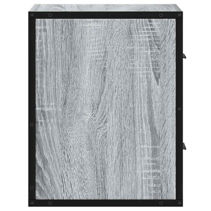 vidaXL Wand-Nachttisch Grau Sonoma 40x31x39,5 cm