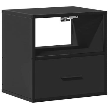 vidaXL Wand-Nachttisch Schwarz 40x31x39,5 cm