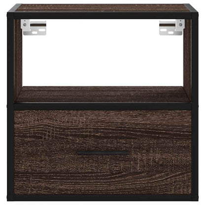vidaXL Wand-Nachttisch Braun Eichen-Optik 40x31x39,5 cm