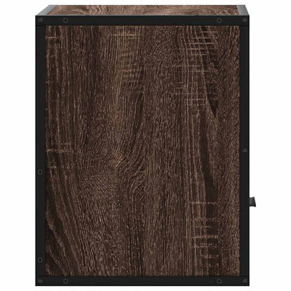vidaXL Wand-Nachttisch Braun Eichen-Optik 40x31x39,5 cm
