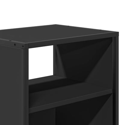vidaXL Wand-Nachttische 2 Stk. Schwarz 40x31x39,5 cm