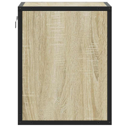 vidaXL Wand-Nachttisch Sonoma-Eiche 40x31x39,5 cm