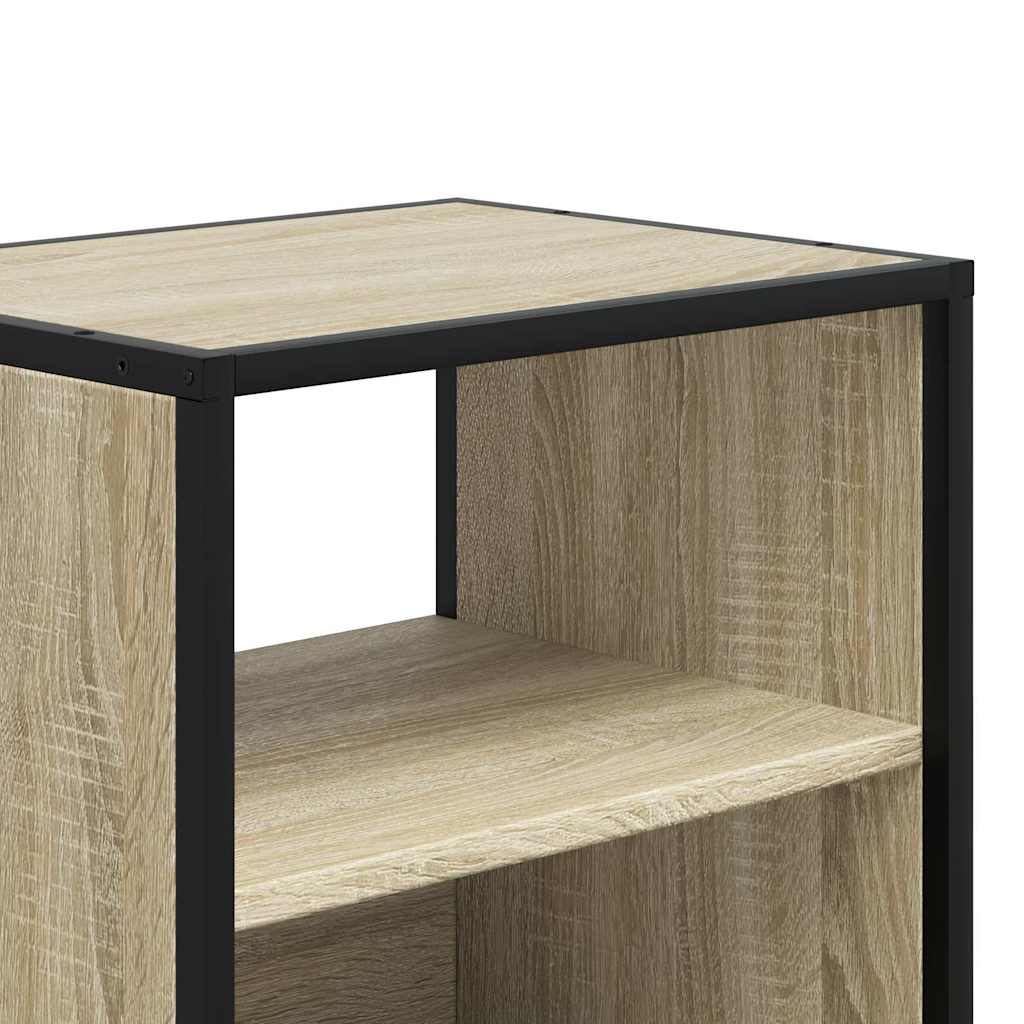 vidaXL Wand-Nachttische 2 Stk. Sonoma-Eiche 40x31x39,5 cm