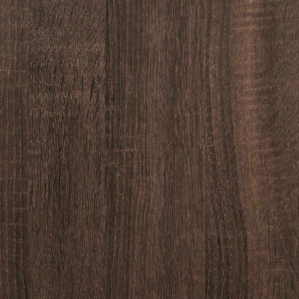 vidaXL Wand-Nachttisch Braun Eichen-Optik 40x31x39,5 cm