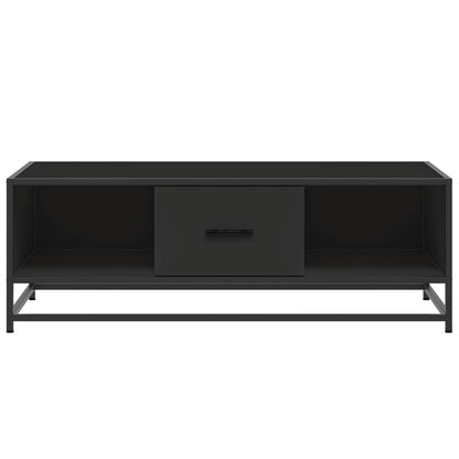 vidaXL Couchtisch Schwarz 100x57x35 cm Holzwerkstoff und Metall