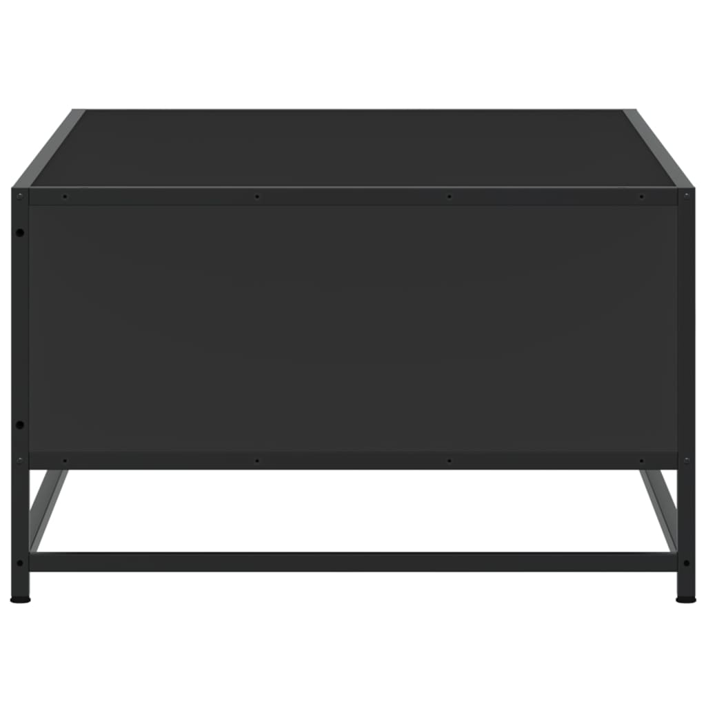 vidaXL Couchtisch Schwarz 100x57x35 cm Holzwerkstoff und Metall
