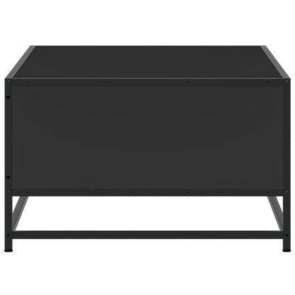 vidaXL Couchtisch Schwarz 100x57x35 cm Holzwerkstoff und Metall