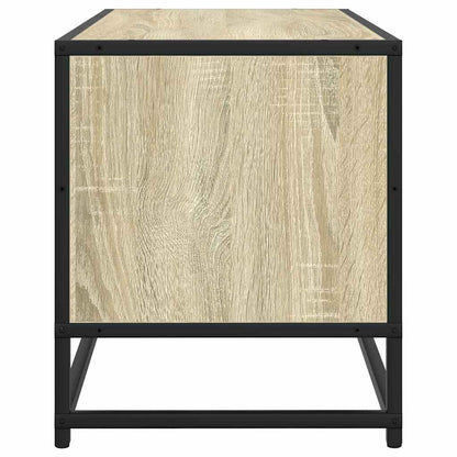 vidaXL TV-Schrank Sonoma-Eiche 100x34,5x40 cm Holzwerkstoff und Metall