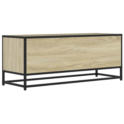 vidaXL TV-Schrank Sonoma-Eiche 100x34,5x40 cm Holzwerkstoff und Metall