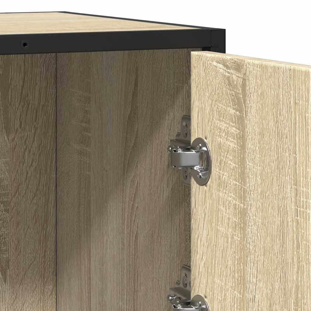 vidaXL Sideboard Sonoma-Eiche 68x35x76 cm Holzwerkstoff