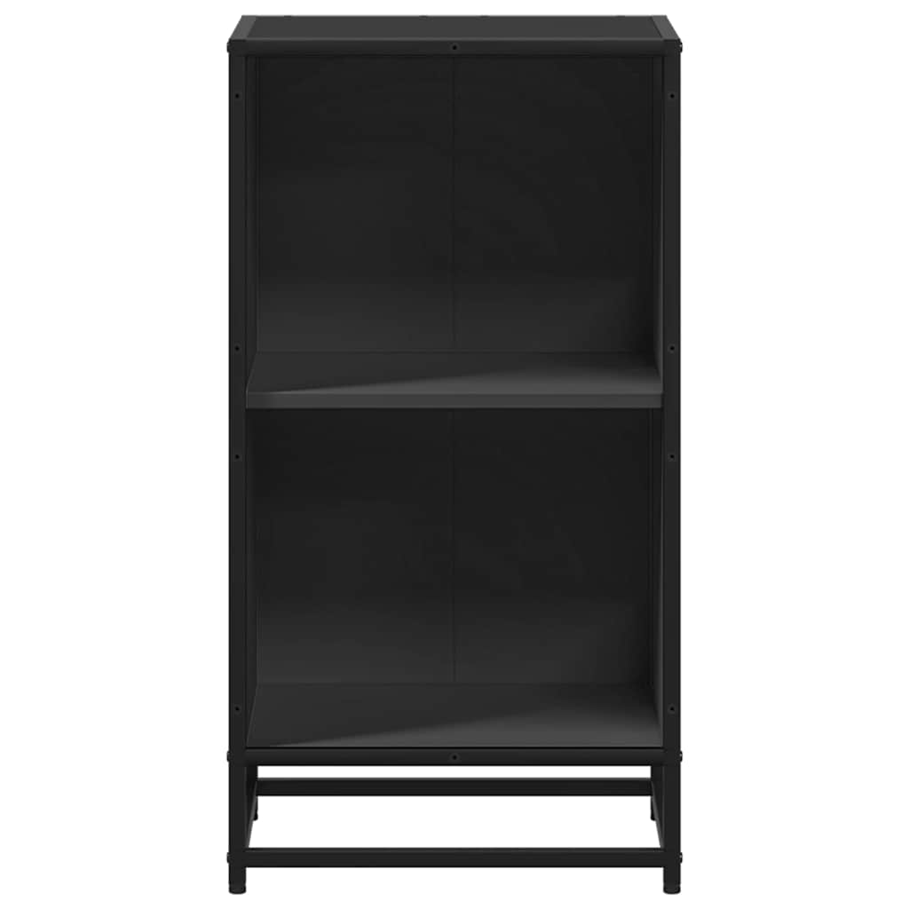 vidaXL Bücherregal Schwarz 40x35x76 cm Holzwerkstoff