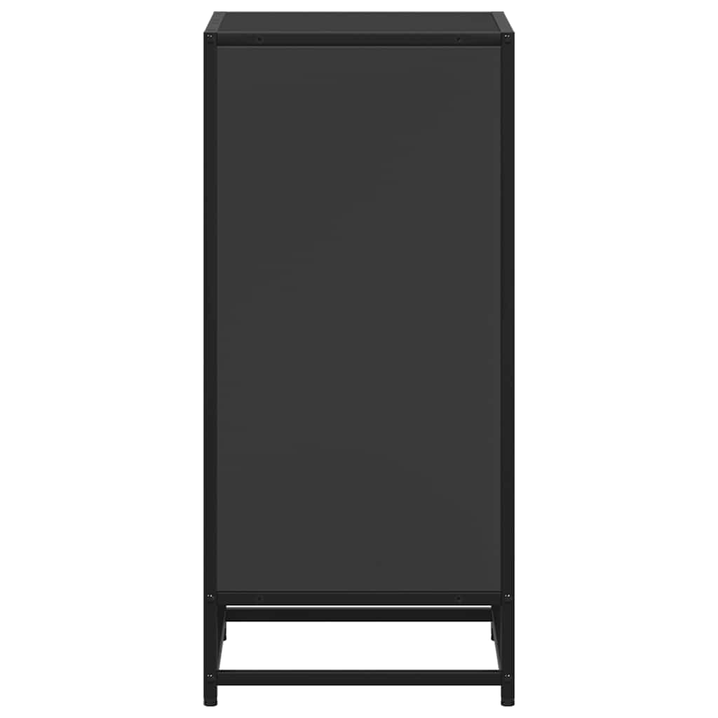 vidaXL Bücherregal Schwarz 40x35x76 cm Holzwerkstoff