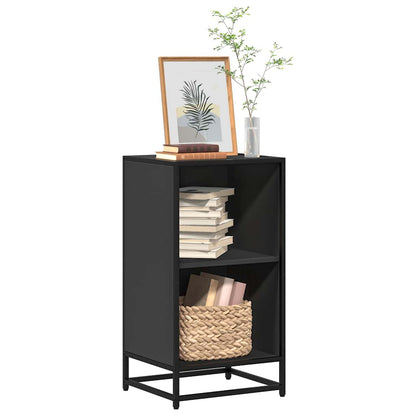 vidaXL Bücherregal Schwarz 40x35x76 cm Holzwerkstoff