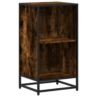vidaXL Bücherregal Räuchereiche 40x35x76 cm Holzwerkstoff