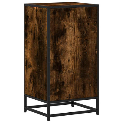 vidaXL Bücherregal Räuchereiche 40x35x76 cm Holzwerkstoff