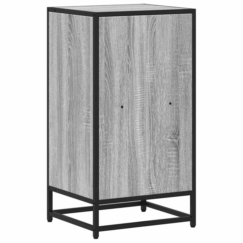vidaXL Bücherregal Grau Sonoma 40x35x76 cm Holzwerkstoff