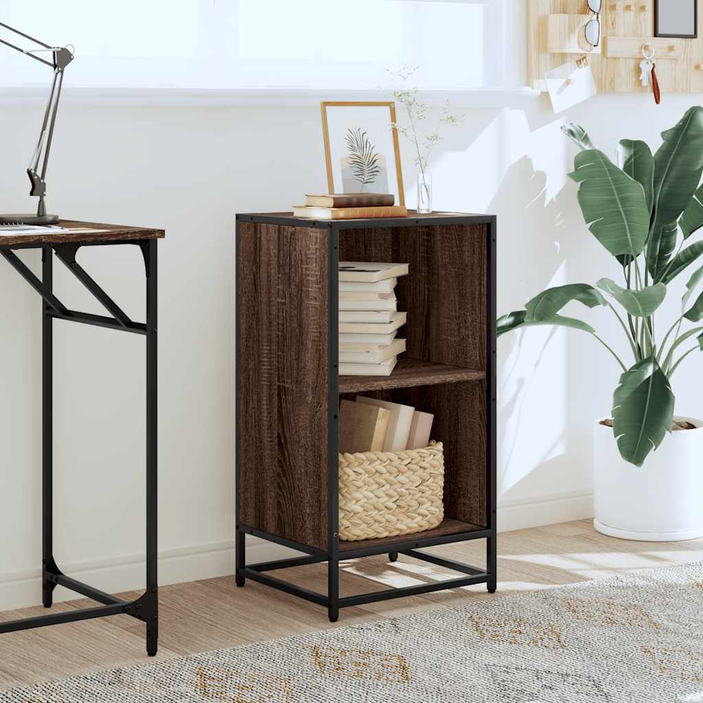 vidaXL Bücherregal Braun Eichen-Optik 40x35x76 cm Holzwerkstoff