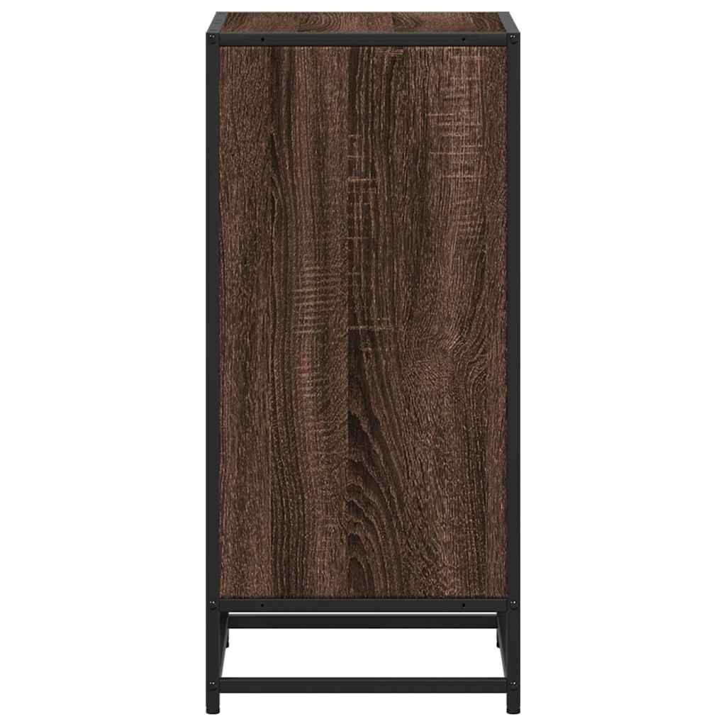 vidaXL Bücherregal Braun Eichen-Optik 40x35x76 cm Holzwerkstoff