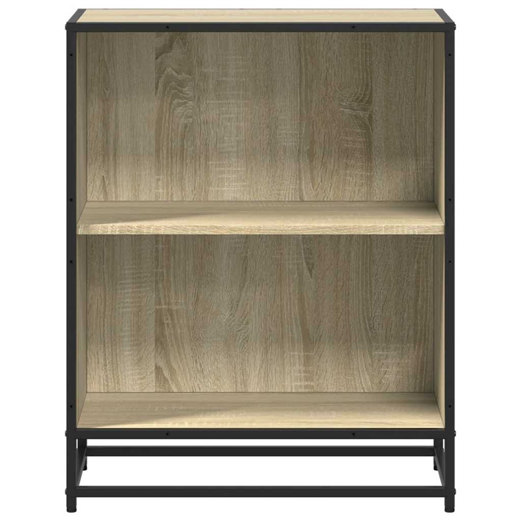 vidaXL Bücherregal Sonoma-Eiche 60x35x76 cm Holzwerkstoff