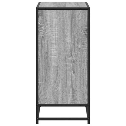 vidaXL Bücherregal Grau Sonoma 60x35x76 cm Holzwerkstoff