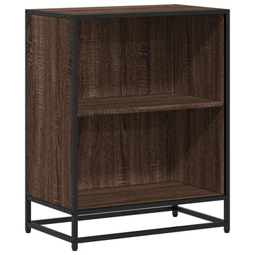vidaXL Bibliothèque marron aspect chêne 60x35x76 cm bois d'ingénierie