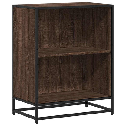 vidaXL Bibliothèque marron aspect chêne 60x35x76 cm bois d'ingénierie