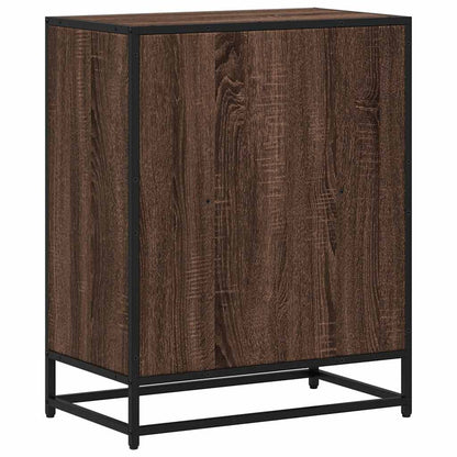 vidaXL Bibliothèque marron aspect chêne 60x35x76 cm bois d'ingénierie