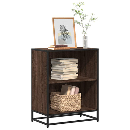 vidaXL Bibliothèque marron aspect chêne 60x35x76 cm bois d'ingénierie