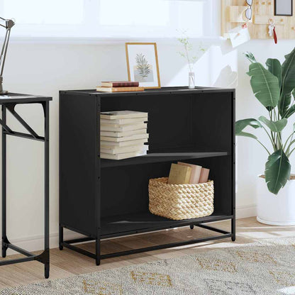 vidaXL Bücherregal Schwarz 80,5x35x76 cm Holzwerkstoff