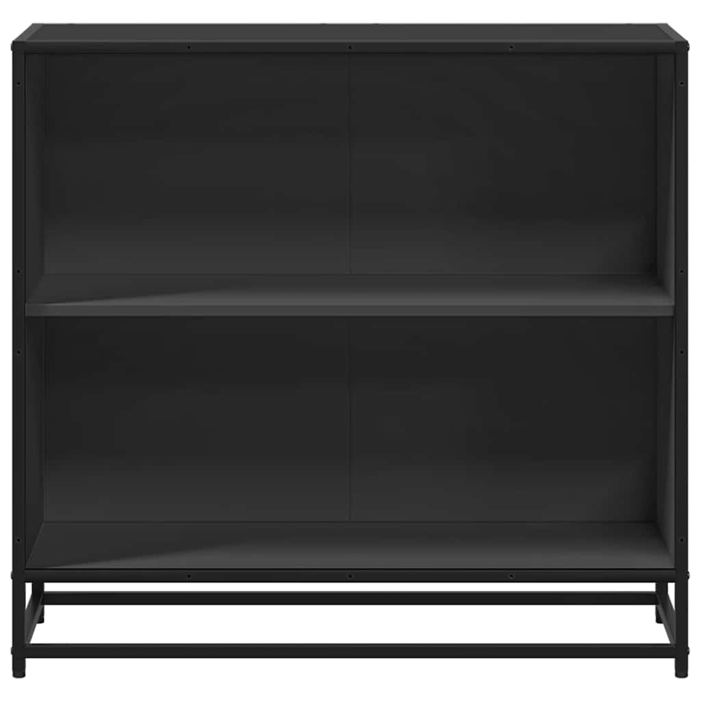vidaXL Bücherregal Schwarz 80,5x35x76 cm Holzwerkstoff