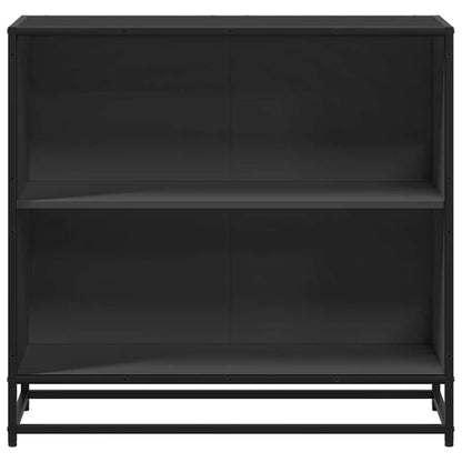 vidaXL Bücherregal Schwarz 80,5x35x76 cm Holzwerkstoff