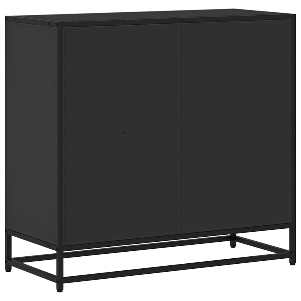 vidaXL Bücherregal Schwarz 80,5x35x76 cm Holzwerkstoff