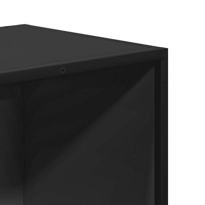 vidaXL Bücherregal Schwarz 80,5x35x76 cm Holzwerkstoff