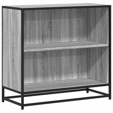 vidaXL Bücherschrank Grau Sonoma 80,5x35x76 cm Holzwerkstoff