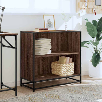 vidaXL Bibliothèque marron aspect chêne 80,5x35x76 cm bois d'ingénierie