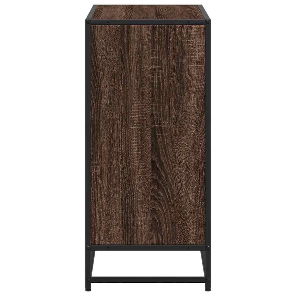 vidaXL Bibliothèque marron aspect chêne 80,5x35x76 cm bois d'ingénierie
