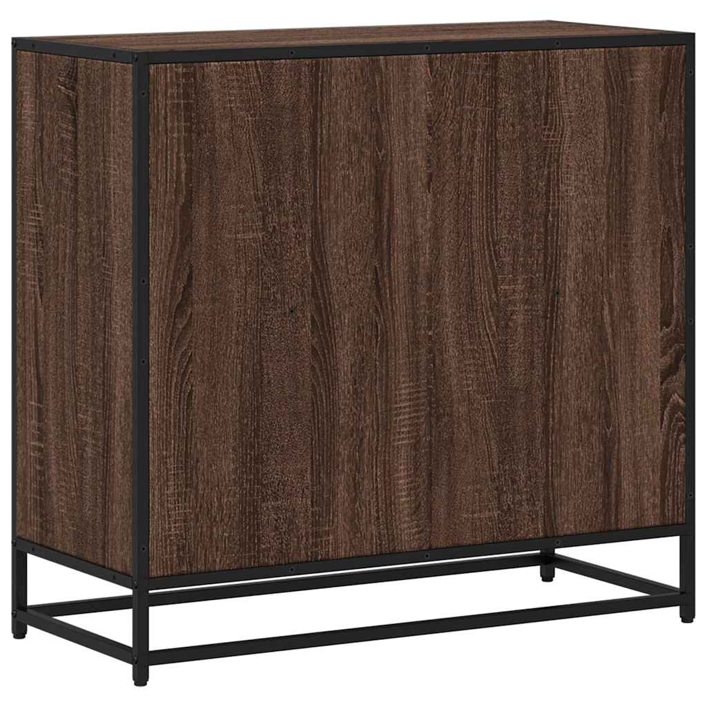 vidaXL Bibliothèque marron aspect chêne 80,5x35x76 cm bois d'ingénierie