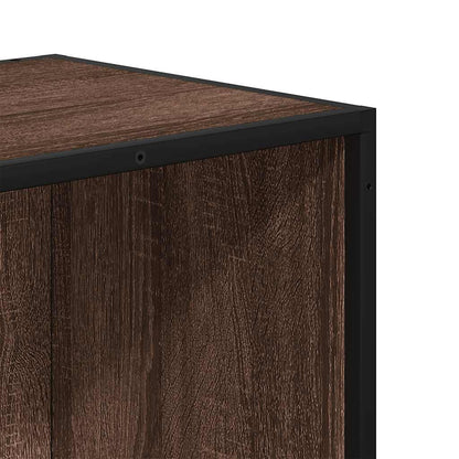 vidaXL Bibliothèque marron aspect chêne 80,5x35x76 cm bois d'ingénierie
