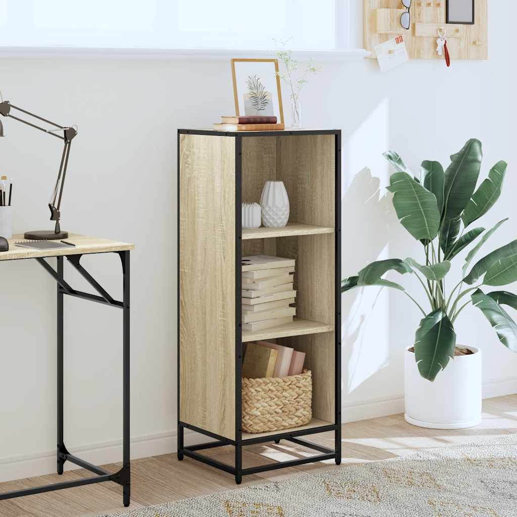 vidaXL Bücherregal Sonoma-Eiche 40x35x107,5 cm Holzwerkstoff