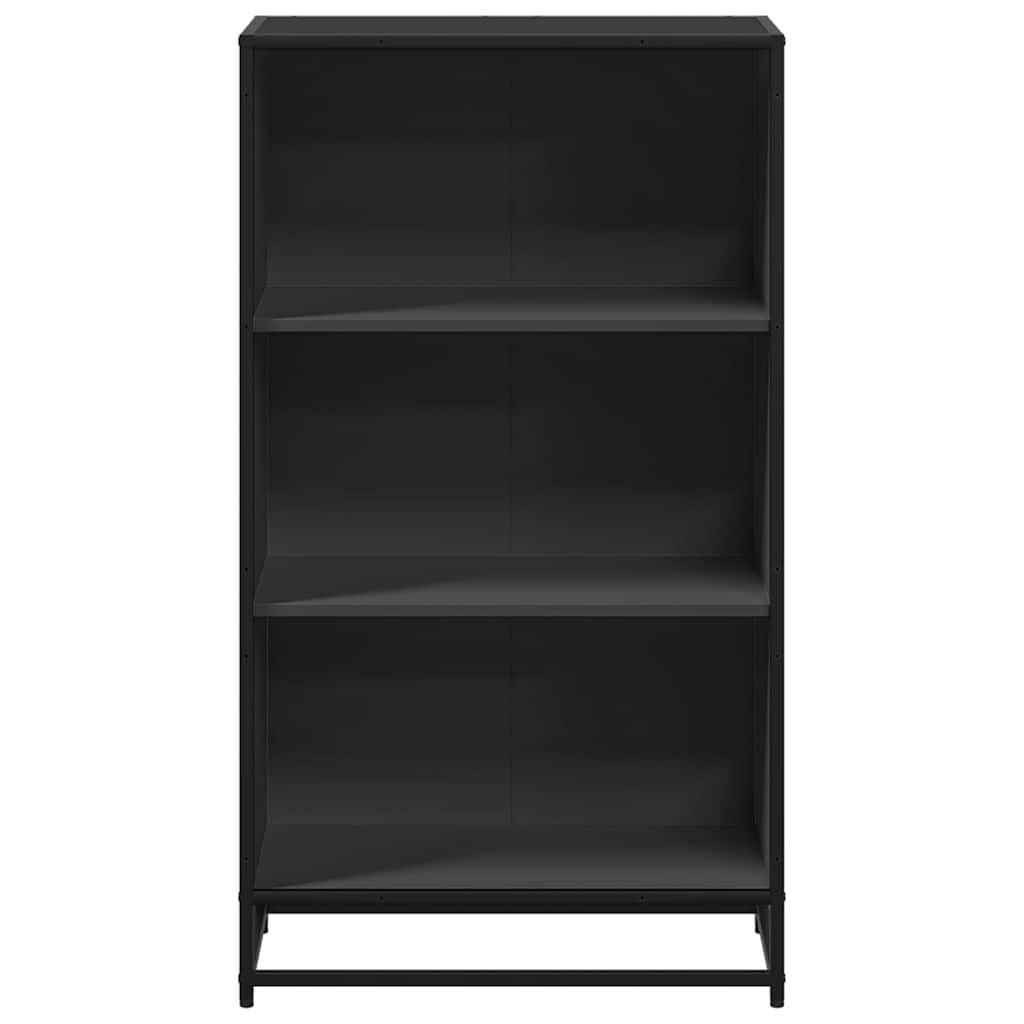 vidaXL Bücherregal Schwarz 60x35x107,5 cm Holzwerkstoff