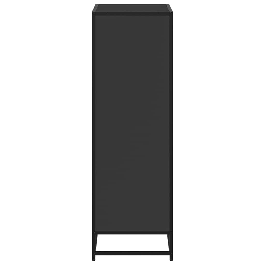 vidaXL Bücherregal Schwarz 60x35x107,5 cm Holzwerkstoff