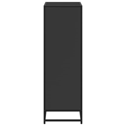 vidaXL Bücherregal Schwarz 60x35x107,5 cm Holzwerkstoff