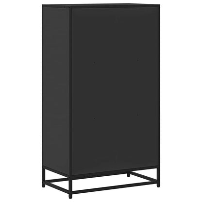 vidaXL Bücherregal Schwarz 60x35x107,5 cm Holzwerkstoff