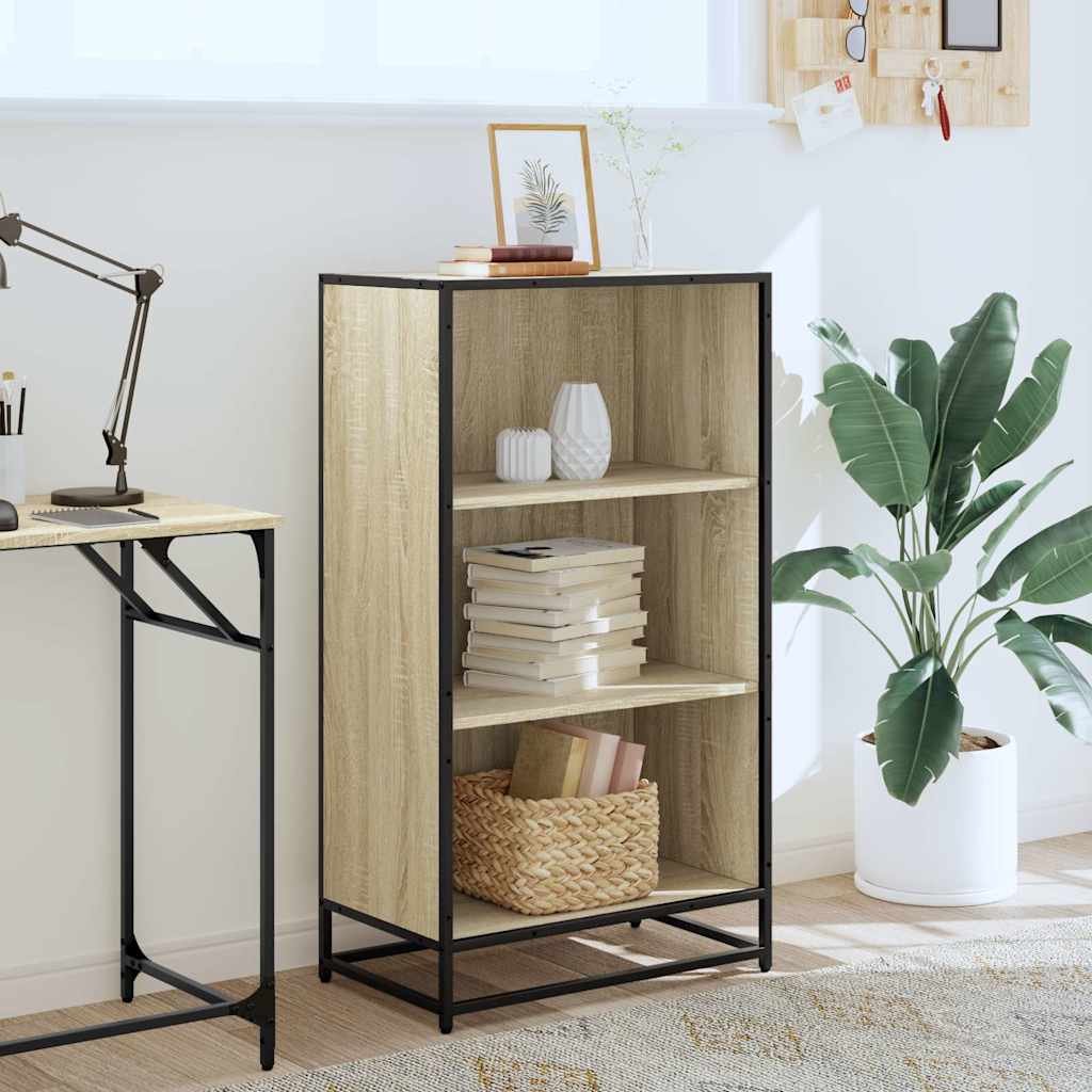 vidaXL Bücherregal Sonoma-Eiche 60x35x107,5 cm Holzwerkstoff